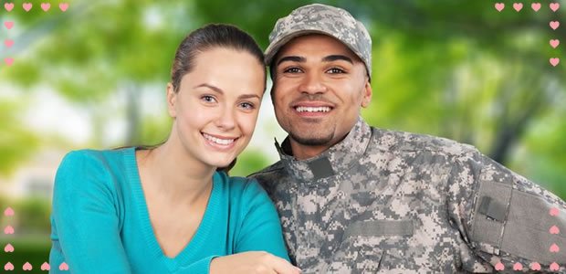 military dating website