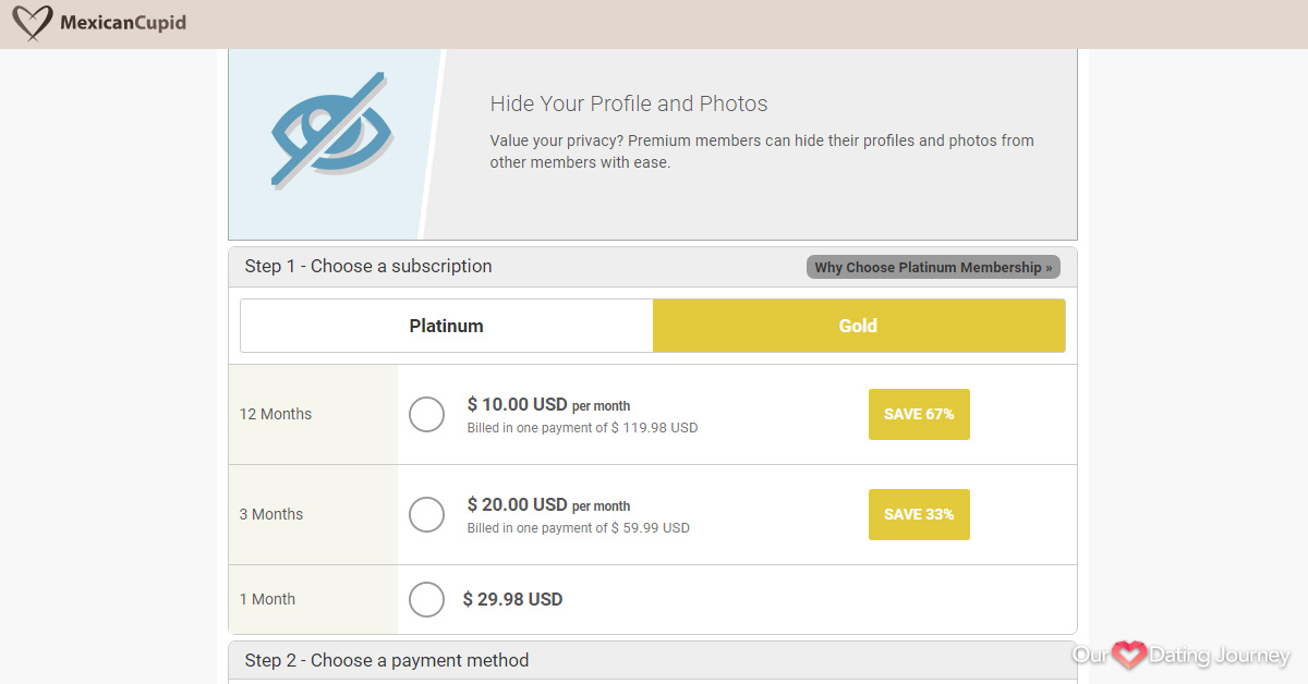 Mexican Cupid Gold Membership Mexican Cupid Gold Membership