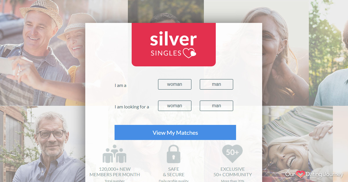 SilverSingles Home Page