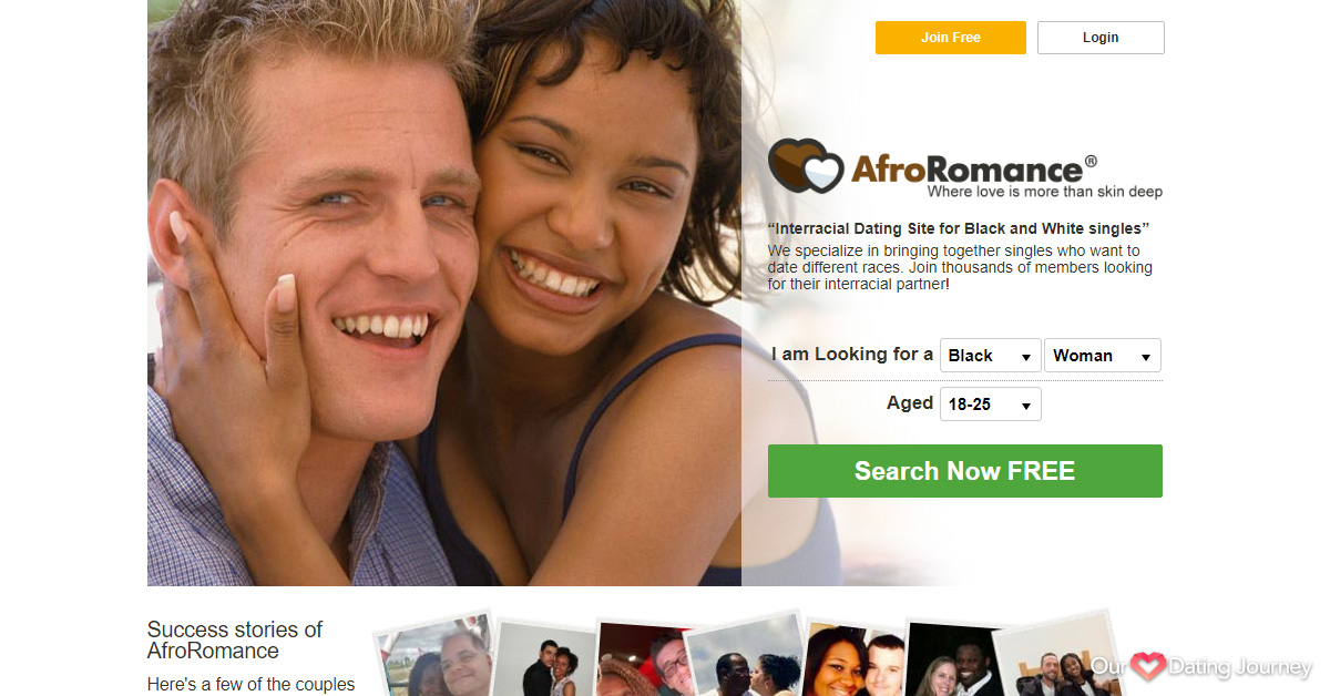 AfroRomance website