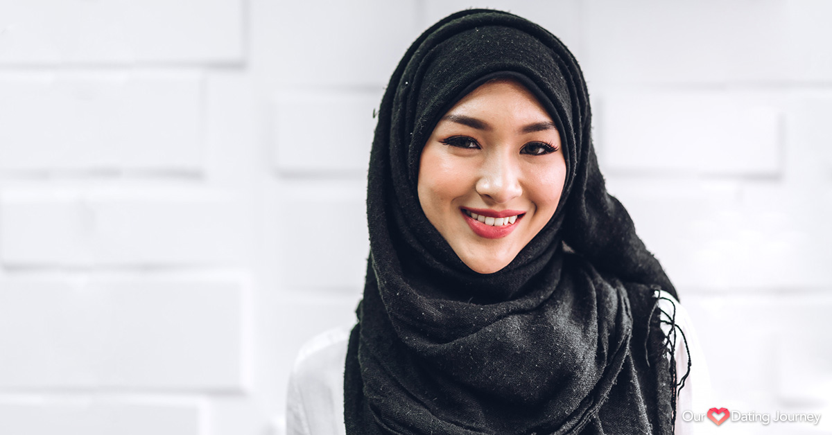 Portrait of a happy Muslim woman with hijab Portrait of a happy Muslim woman with hijab