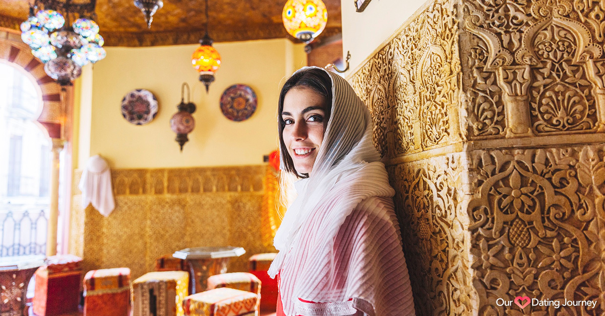 Protrait of a smiling Muslim woman Protrait of a smiling Muslim woman