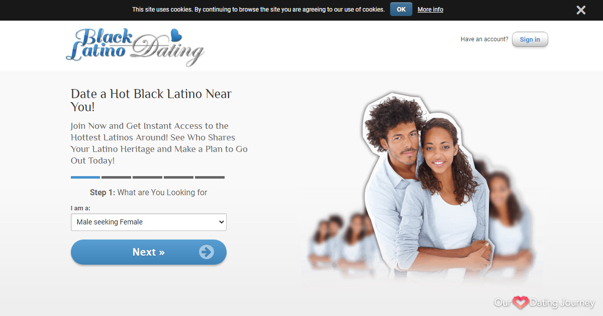 Black Latino Dating website