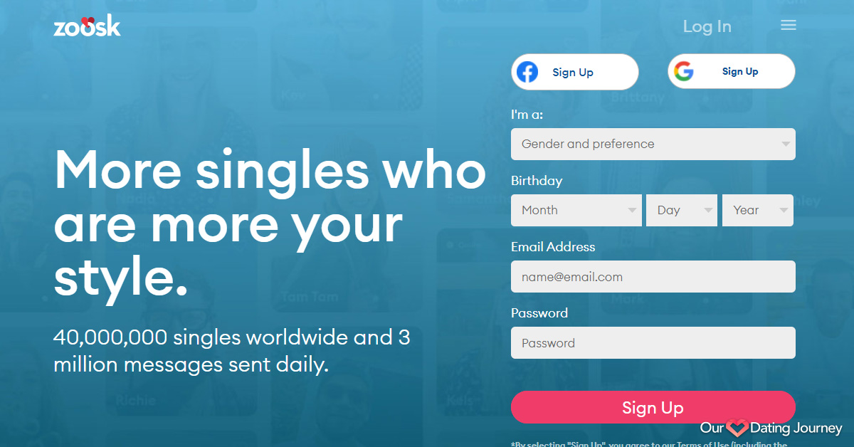Zoosk dating site